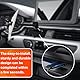 Yeria Auto Schlagzeug Becken –Crash Cymbal Lüftungs-Deko – Lustiges Mini Trommel Zubehör fürs Auto – Geschenk für Musiker, Männer & Kinder