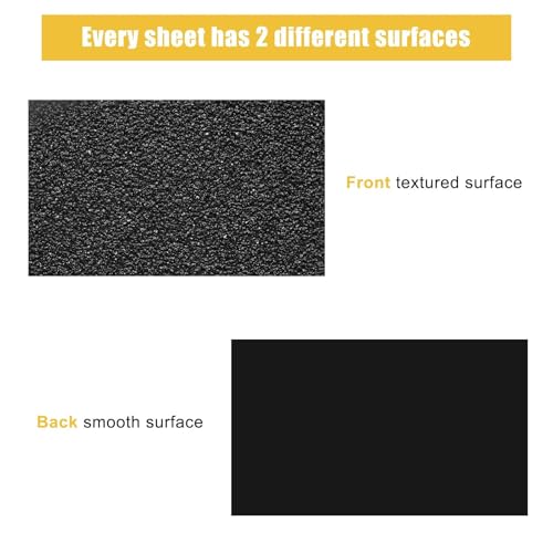 Image of 4 Pack Black ABS Plastic Sheet 12 inch x 16 inch 1 /8 inch Thick (3mm), High Tensile and Impact Strength Moldable Plastic Sheet Plexiglass Sheet, DIY Material for Home Decor,Handicrafts