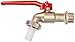 Produktbild Meister Kugelauslaufhahn - 20,95 mm (1/2 Zoll) AG - Inklusive Schlauchanschluss - Hochwertiges Messing - Ideal als Außenzapfstelle / Zapfhahn für Regentonnen / Wasserhahn / Absperrhahn / FLOR92580