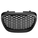 Calandre avant en nid d'abeille pour Seat Leon MK2 1P Altea Toledo MK3 2004-2009 Grille de pare-chocs avant Grille de capot en maille