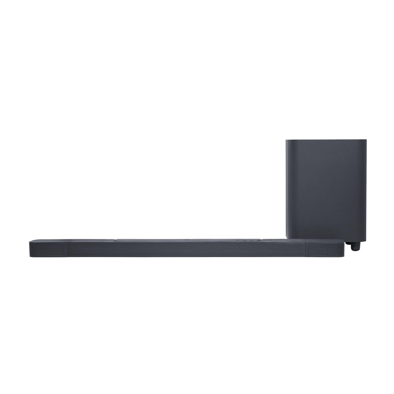 JBL Bar 800, Soundbar a 5.1.2 Canali per TV con Casse Altoparlanti Surround Rimovibili a Batteria, Telecomando, True Dolby Atmos, Connessione HDMI eARC con 4K Dolby Vision, 720 W, Nero