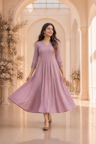 Generic peach cotton dress – image 6