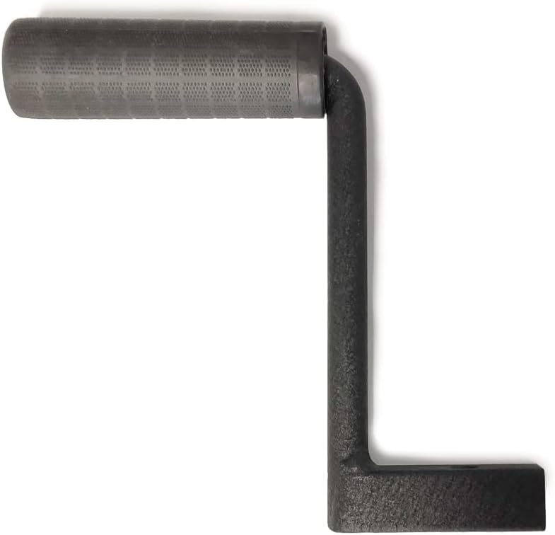 Trailer Valet XL Hand Crank – Replacement Crank Handle for XL Dolly and JX Jack Series – Fits Over Gear Shaft – Black Finish – Durable Steel Construction