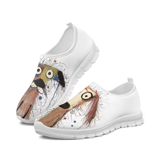 Image of Jeiento Cute Dog Women's Casual Slip On Shoes Loafers Sneakers for Women