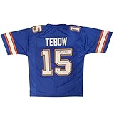 Tim Tebow Autographed Florida Gators (Blue #15) Jersey w/'07 Heisman' - Tebow Holo