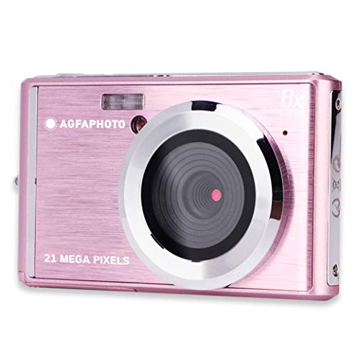 AGFA Photo DC5200 - Cámara de Fotos Digital compacta, Color Rosa