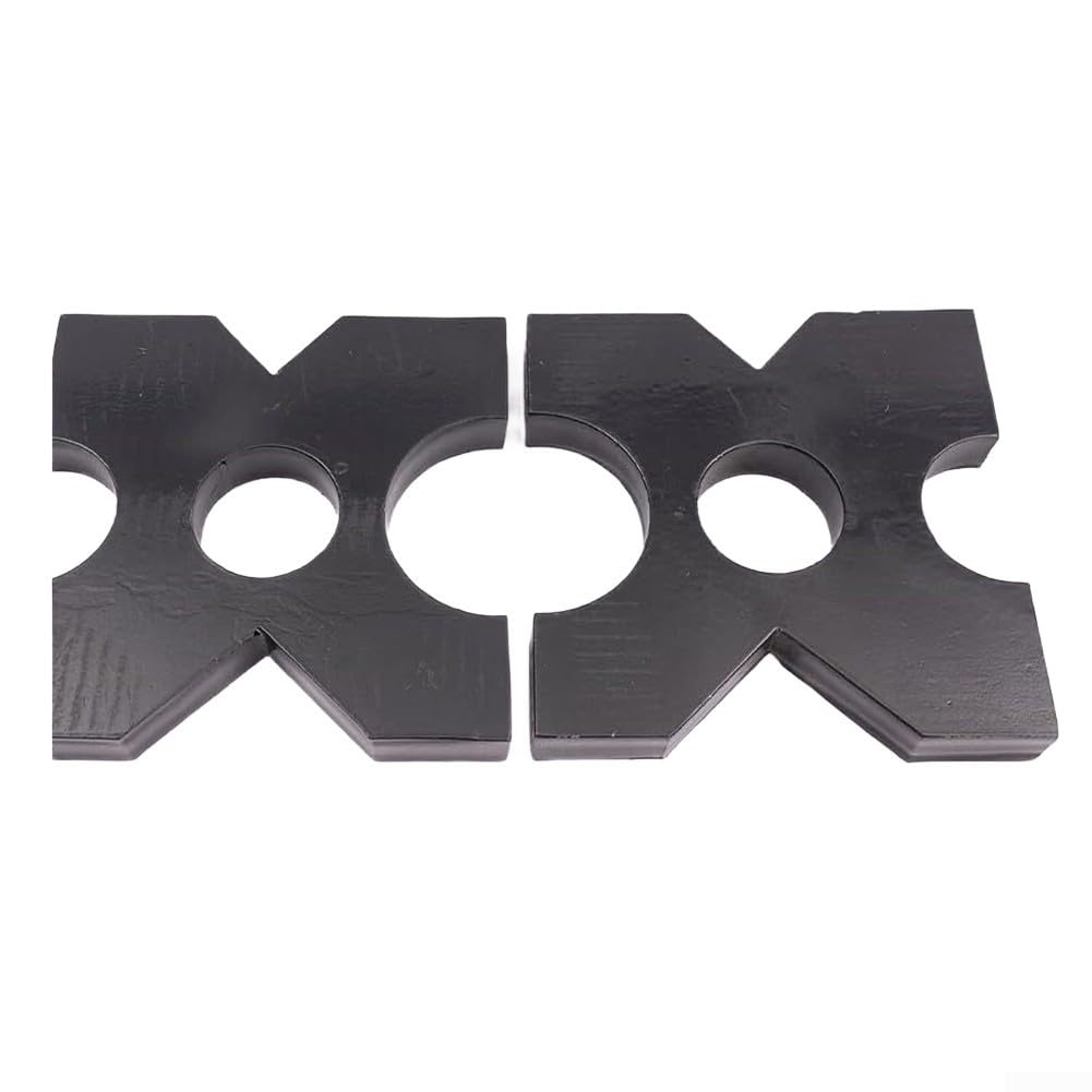 Prensa hidráulica ciruela par de platinas de acero base soporte para prensa de garaje almohadilla antideslizante 7.08 pulgadas equipo industrial (127 mm)