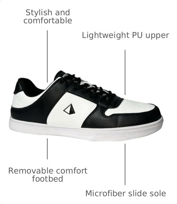 Image of Pyramid Men's Path Lite Seamless Mesh Bowling Shoes - Lightweight Seamless Design, Athletic Fit, Breathable Knit Upper, Universal Slide Soles