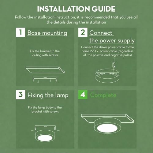 Image of 22W Rimless LED Surface Panel Light | Wide Voltage Operation | Natural White | Polycarbonate Body | Black Finish | for Living Room, Office, Showroom Roof