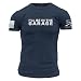 Grunt Style I'll Be in The Garage - Funny Mechanic Graphic Tee, Casual, Comfort Fit - Men's Short Sleeve T-Shirt - (Midnight Navy, X-Large)