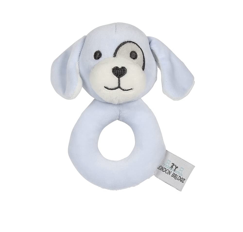 Maison Chic LB3402 Digby The Dog Ring Rattle , 5.5 - inch Height