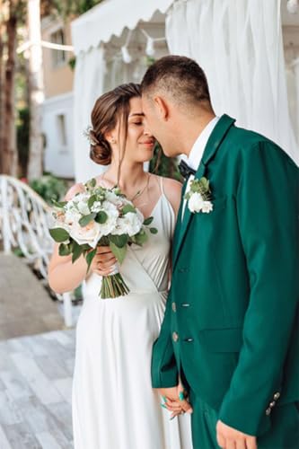 3 Piece Men's Suits Slim Fit Suits Double Breasted Suit Wedding Groomsmen Prom Business Suit Formal Tuxeds Blazer3