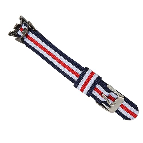 Faixa de Lona Com Alça Esportiva Ajustável Compatível Com Mi Band 8, Nylon Adequado para a Pele, Fác