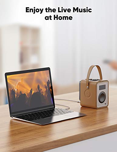 image for 2 Pack RCA Cable, Oldboytech RCA to 3.5mm [8ft/2.4M, Hi-Fi Sound] Nylo