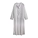 RTTUIOP Kurta Men Thobe Kaftan Muslim Clothes Robe Nightgown Tunic Plus Size Retro Bike Short Sleeve Solid Comfy Pocket Softest Vneck Robe White