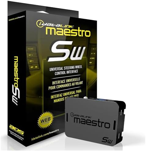 iDatalink Maestro SW Steering Wheel Control Adapter (ADS-MSW) - Connects your Car's Steering Wheel Audio Controls to Select Aftermarket Car Stereos