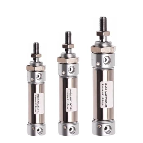 Vérin pneumatique inox 63mm course 450mm avec anneau magnétique pour tampon d'air mini cylindre