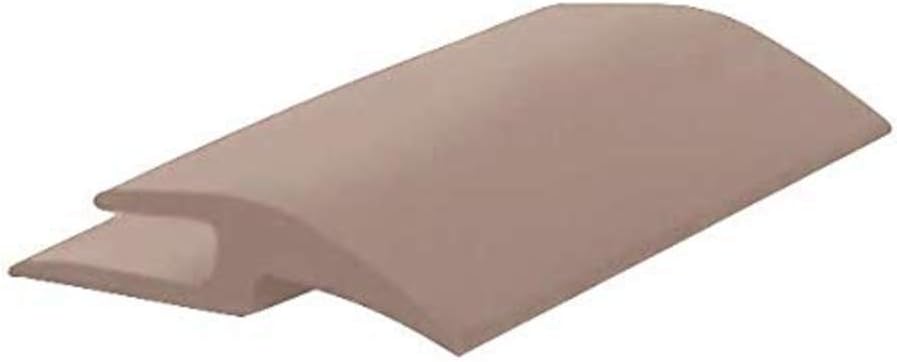 Roppe Vinyl Tile Carpet Joiner Profile #159, Fawn, 1/8" H X 12' L X 1" W