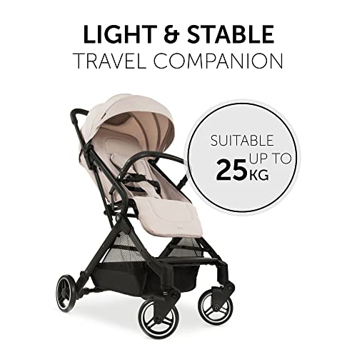 hauck podróżna spacerówka Travel N Care, dla dzieci, ładowność do 25 kg, lekka, kompaktowa, poręczna, komfortowa pozycja siedząca/leżąca, lekkie koła, zawieszenie, filtr UV 50+, jednoręcznie składana