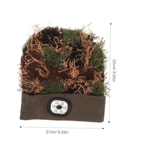 KOMBIUDA Gorro con Luz Led De Camuflaje Gorro Iluminado para Equipo De Correr con Linterna Frontal para Actividades Al Aire Nocturnas - imagen 2