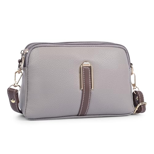 Image of ADISA Women's Crossbody Sling Bag - Stylish Cross Body Handbag for Girls & Women - Adjustable Strap Shoulder Bag (SL5141)