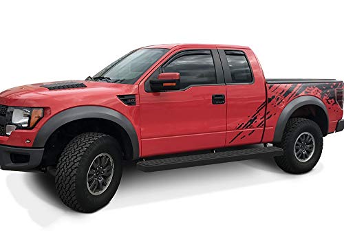 Barras Nerf negras APS 6in compatibles F150 Super Cab 5.5ft miniatura 6