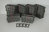 100 Lego 9V Eisenbahn TRAIN 4520 Gebogene Schienen CURVED TRACKS