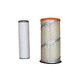 Inner Outer Air Filter Set Replacement for Ford Tractor Models 450 4610 515 530 531 532 535 540 545