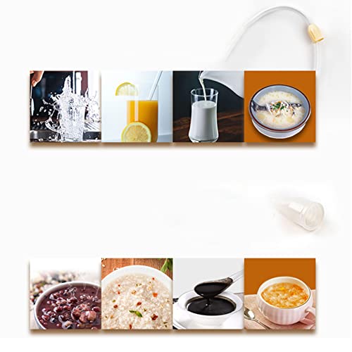 Topyond Hospital Water Bottle with Straw, Nursing Water Bottle, Anti-Leakage Insulated, Flowing Food Straw Cup, for Elderly and Bedridden Patients, Convenient and Versatile2