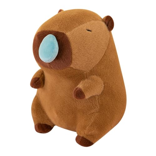 Peluche Capybara mignonne de 45 cm, le doudou brun rassurant pour de grands câlins