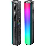 NEEWER RGBスティックライト マグネット式 チューブ型撮影ライト 手持ち LEDビデオライト 調光可能 色温度2500K-8500K CRI95+ 2550mAhバッテリー内蔵 17シーン効果 ライブ配信/動画撮影/YouTube/Vlog撮影用 TL20C