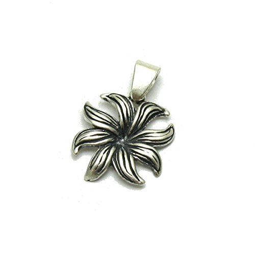 Pendentif fleur en argent massif 925 Empress pour sublimer vos tenues d'été