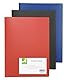 Q-Connect KF01246 Sichtbuch - 10 Hüllen, Einband PP, 450 mym, rot