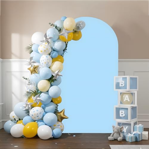 Cobertura azul para arco de fondo 6 pies con cremallera miniatura 6