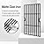 Grill Grates for Charbroil Advantage 4 Burner 463343015 463344015 463344116, Advantage 2 Coal Parts 463340516 Gas Grill, G467-0002-W1 Cast Iron Cooking Grids for Tru Infrared 463336016, 16 15/16"