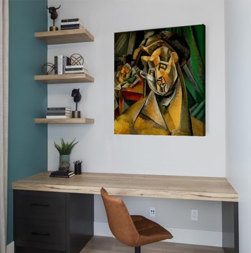 Tableau Picasso portrait homme abstrait de haute qualité avec châssis - 3