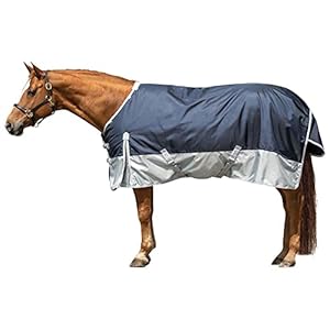 Viking Horse Turnout Sheet | Open Front with 2 Buckle | Waterproof, Windproof & Breathable Blanket | Criss-Cross Surcingle | Winter Horse Blanket