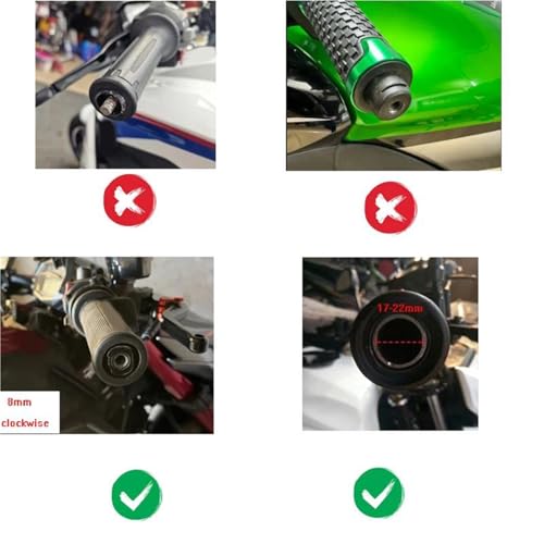 Espejos retrovisores para moto de 22mm universales para manillar de VOGE 525DSX trail 4