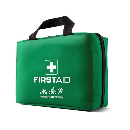 Straame 245-Piece First Aid Kit – Comprehensive Medical Emergency Set for Home, Travel, and Workplace – Complete First Aid Supplies with Bandages, Antiseptics, and More – Compact and Portable
