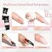 ROSALIND Pink Poly Nail Gel, 2 oz Nude Poly Extension Gel for Nail Natural Builder Pink Gel,Poly Extension Long-Lasting Enhancement