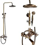 Système de douche: Le corps de la douche est fait de laiton de haute sécurité, qui ne se fissurera pas ou ne fuira pas dans des environnements extrêmement froids, résiste à la faible corrosion acide et alcaline, et a une forte preuve sous haute pression. Le laiton a une fonction de stérilisation ,. Le robinet de douche peut s'adapter à différents climats et environnements, et a des performances longues. Valve: valve en céramique, testée 500000 fois, pas d'usure, 100%