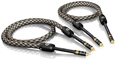 1Pair 5,0m VIABLUE NF-S6 AIR Silver RCA Cable