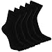 Produktbild TEENLOVEME® Herren Zehensocken Baumwolle Männer Five Fingers Socken Sport laufende Zehe Socken, Schwarz,5 paar,Gr.39-44