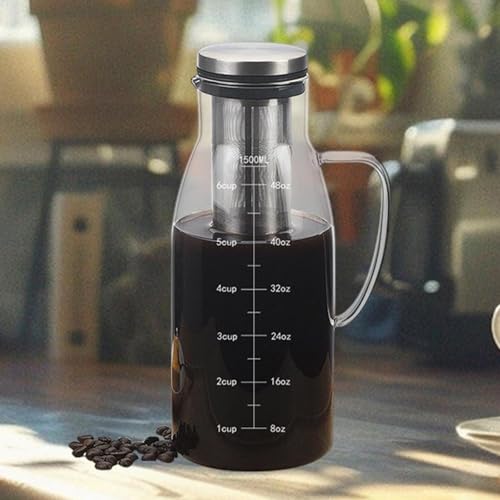 Image of Coffee Cold Extraction Pot 1.5L Cold Brew Coffee Maker for Garden Dining BarHome & Garden|Kitchen, Dining & Bar|Small Kitchen Appliances|Coffee & Tea Makers|Other Coffee & Tea Makers