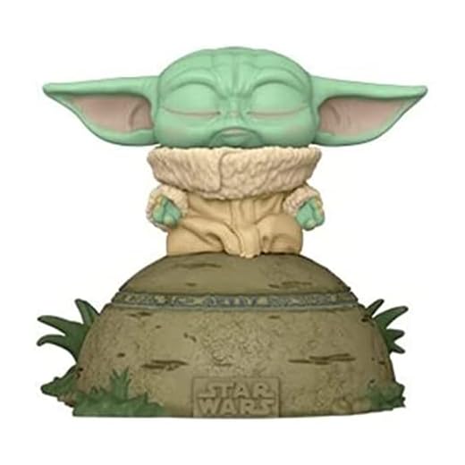Funko Pop! Deluxe: Star Wars: The Mandalorian - Grogu Using Force (The Child, Baby Yoda) Using The Force - Figura de Vinilo Coleccionable - Idea de Regalo- Mercancia Oficial - TV Fans