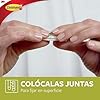 Command Tiras Adhesivas para Colgar Cuadros, 8 Pares de Tiras Medianas y 8 Grandes Blancas - Para Marcos, Espejos y Otros Adornos - Colgar sin Agujeros ni Taladrar #3