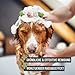 ReaVET Badebürste Gummistriegel für Hunde, Katzen Kurzhaar & Langhaar, mit Massageeffekt - Entfernt loses Deckhaar, Staub & Schmutz I Badestriegel Zum Einmassieren von Hundeshampoo
