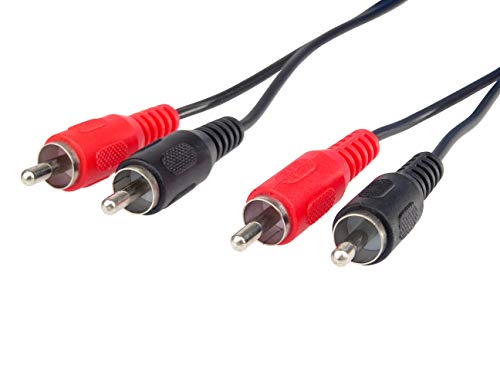 PremiumCord cinch cable 5m, 2x cinch RCA M plug to 2x cinch RCA F plug, audio video connection cable, stereo - Image 2