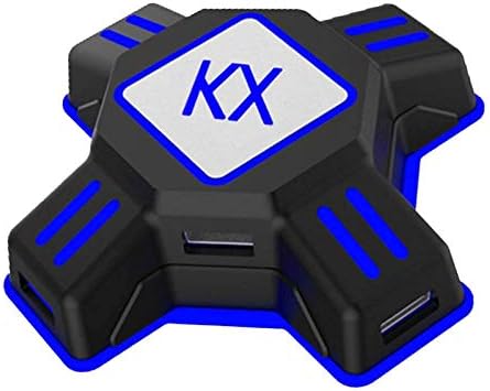KX Mouse Keyboard Converter, Game Controller Adapter for USB 2.0 Mouse Portable Keyboard Adapter Compatible with Nintendo Switch/PS4/Xbox One/Xbox One S/PS3