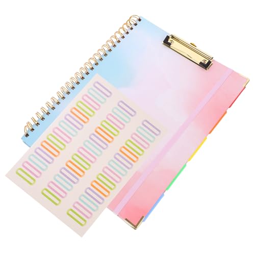 Carnet à anneaux rechargeable POPETPOP avec intercalaires et bloc-notes